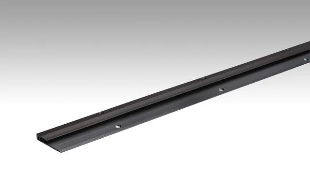 Profilé de finition Modèle 101 Noir anodisé 1000mm - Biemar Bois