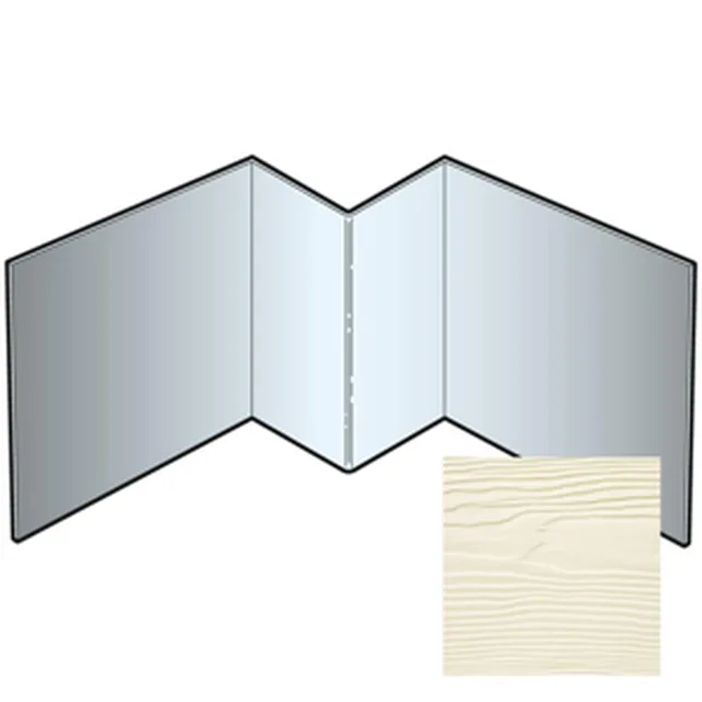 Profil angle int.Sidings 3m -07 blanc crême