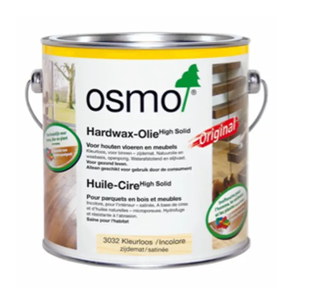 OSMO Huile-cire 3032 incolore satinée 10l (intérieur)