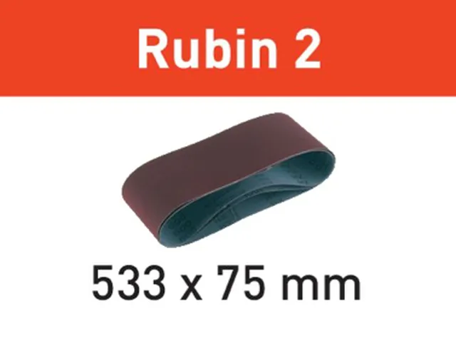 Bandes abrasives L533x75-P40 RU2/10