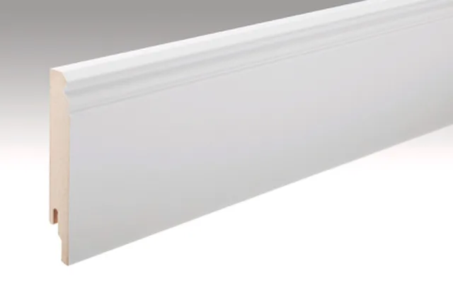 Plinthe /  Profilé 13 PK Blanc uni brillant FD / 2380*120*18mm