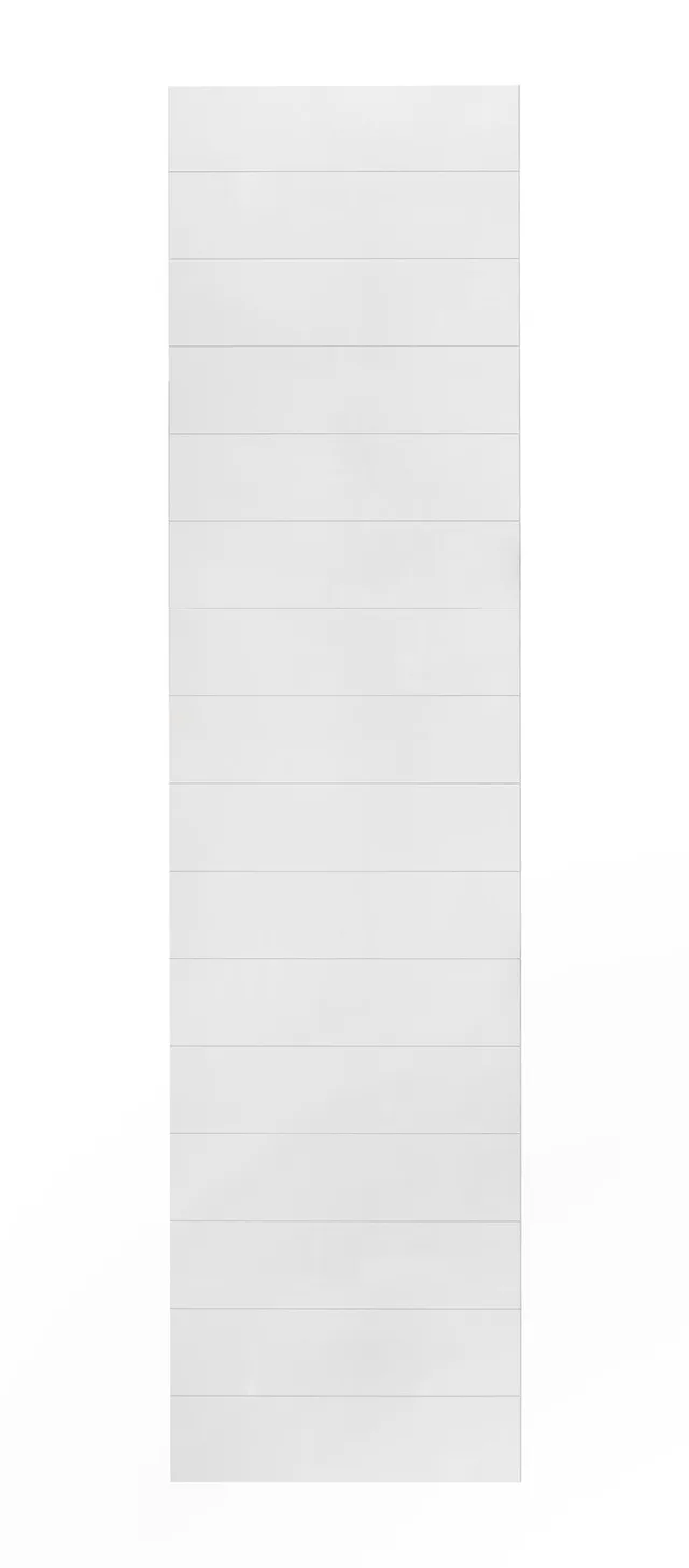 PANEL-X ELITE TILE Blanc Neige Brillant 60x15 klik - Biemar Bois