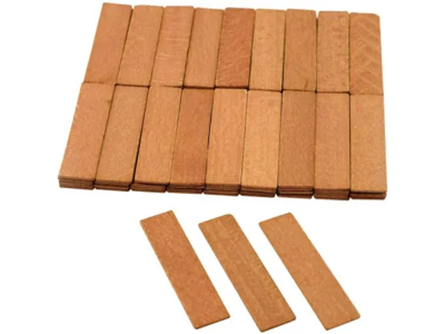 SOUDAL Cales de vitrage naturel 1 mm (Emb de 200 pces)