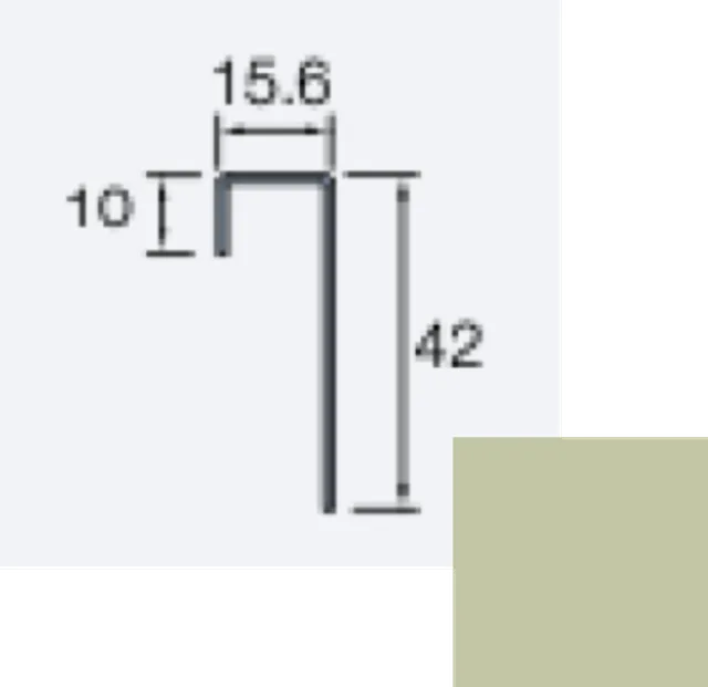 Profil raccordement Siding Cedral C76 Vert thé - Biemar Bois
