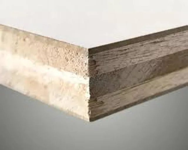 Blocboard light prépeint mdf 40mm 5 plis 260/207