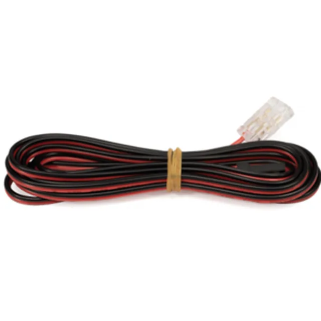 Câble d’alimentation pour LED Tudo 12V, 8mm, 1,8m, avec prise et pince