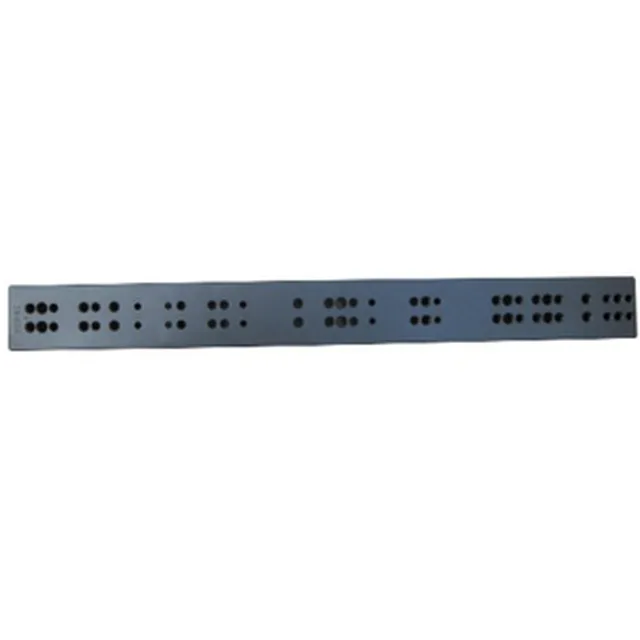Profil de distance noir pour coulisse TB 486x50x25mm