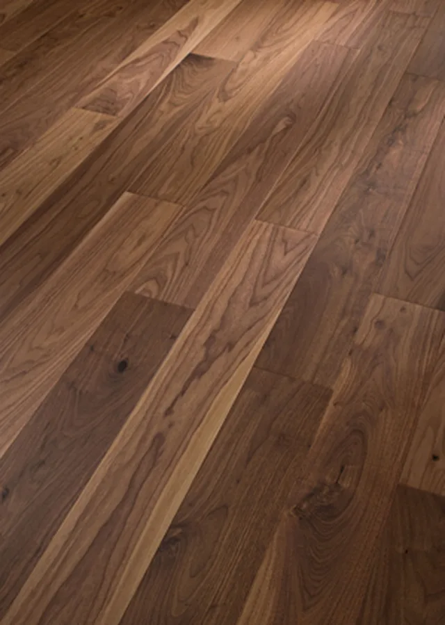 Sol Parquet longlife PS 300 | verni ultra mat Noyer d'Amérique animé 9009 | brossé 1187*142*13mm