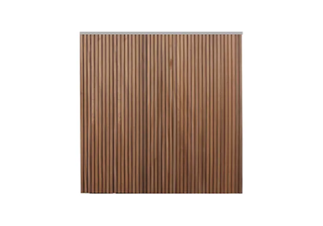 Panneau Toba thermowood ayous (RAL9006 alu)