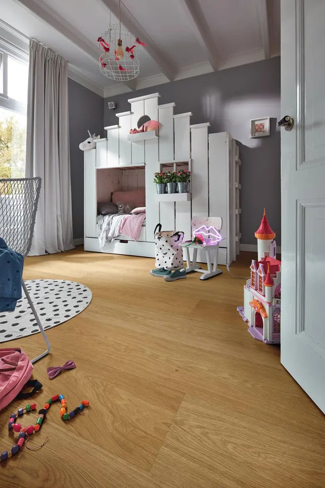 Sol en Bois Lindura HD 400 - Verni Ultra Mat Chêne Nature 8913 - Biemar Bois