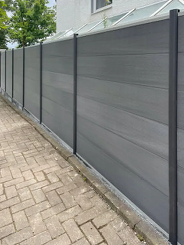 SYSTEM XL Bois Composite Gris/Argenté - Biemar Bois