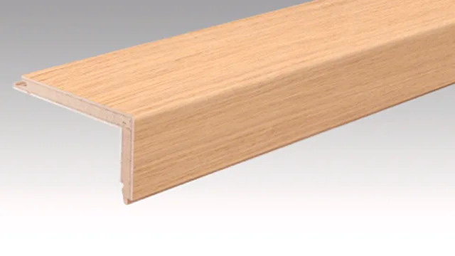 Parquet Profilé pour nez de marche L Chêne harmonieux pure 9013 | brossé / 2150*108*60mm