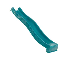 Toboggan turquoise Biemar Bois - Glisse rafraîchissante
