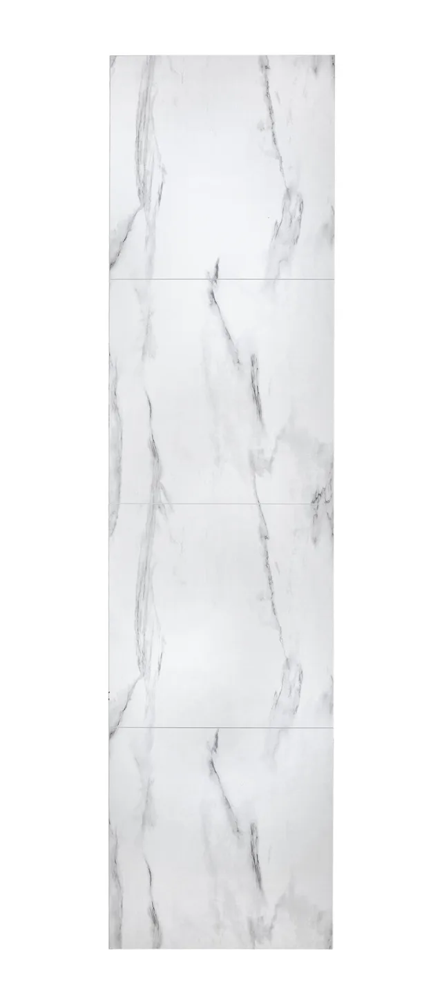 PANEL-X ELITE TILE Marbre Blanc Satin 60x60 klik - Biemar Bois