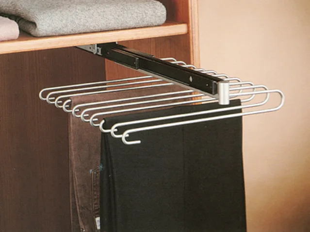Vollauszug für Hosenhalter, Chrom
