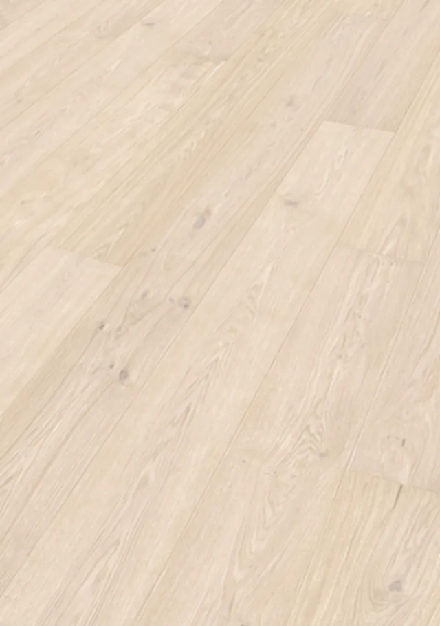 Sol Parquet longlife PD 400 | verni ultra mat Chêne authentique blanc cérusé 9003 | brossé 2200*180*13mm