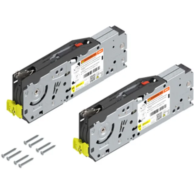 Réservoir de force AVENTOS HF Top (LF 10000 - 19300), fixation par vis agglo, avec pièce de positionnement / paire