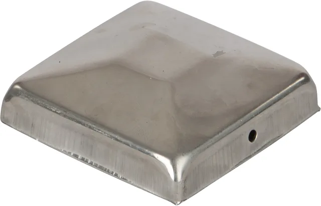 Capuchon pour Poteau Plat Inox 7x7cm - Biemar Bois
