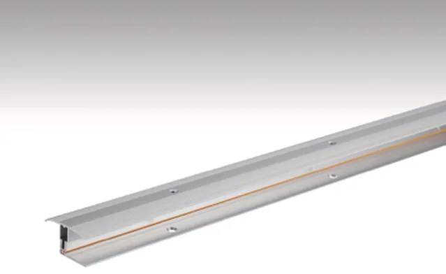 Verbindungsprofil Modell Flexo 302 (von 7 bis 17 mm) Eloxiert Silber / 1000mm