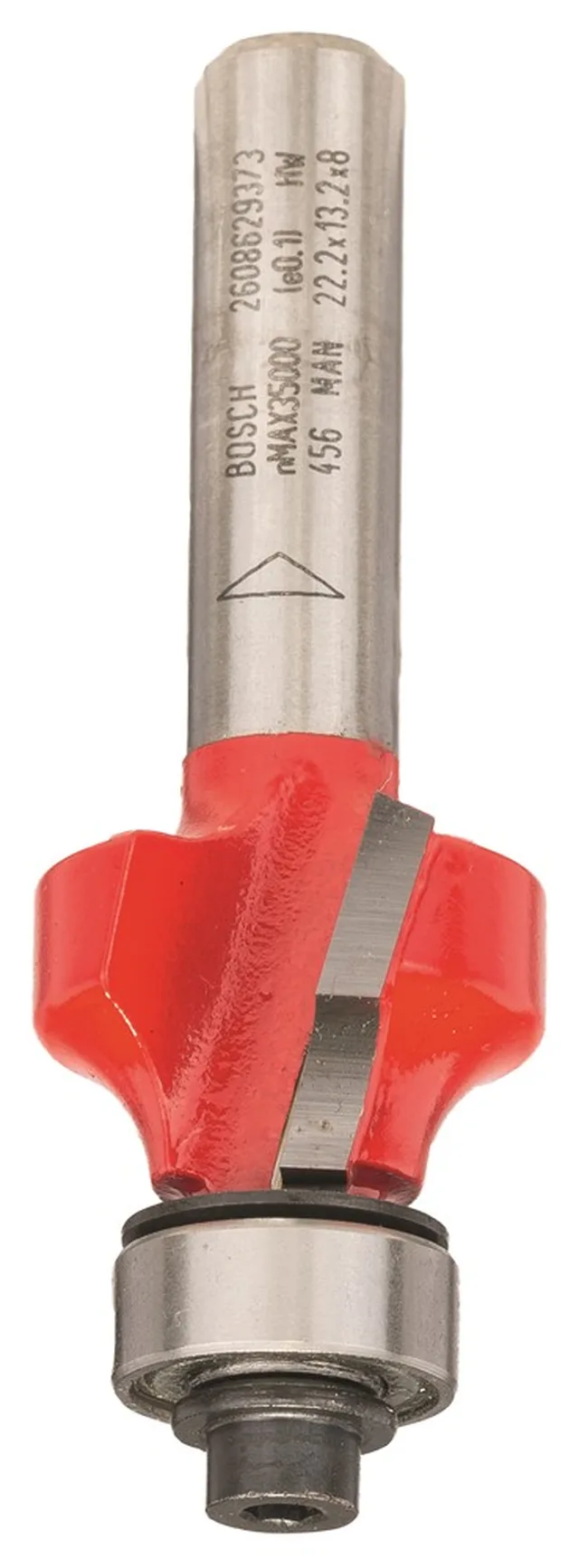 Fraise à arrondir 8 mm, D 22,2 mm, R1 4,75 mm, L 13,2 mm, G 55 mm