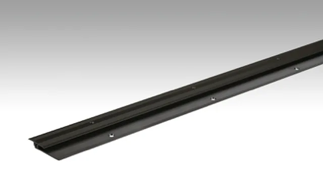 Verbindungsprofil Modell 102 Schwarz eloxiert / 1000mm