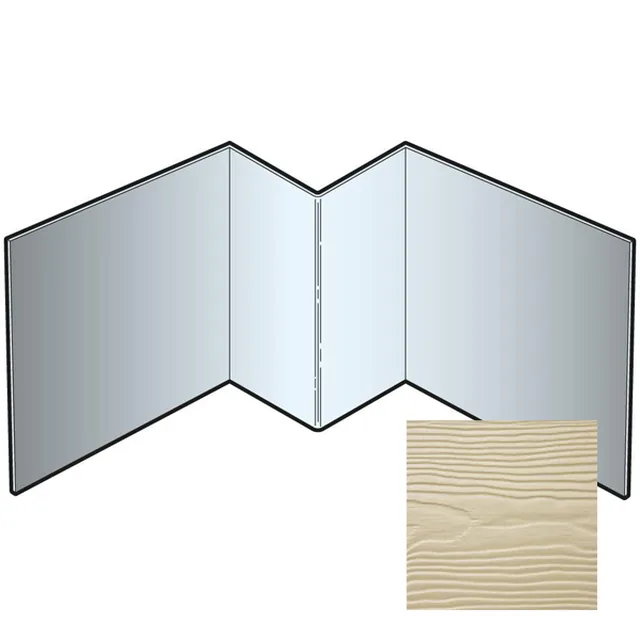 Profil Angle Intérieur Sidings 3m -03 Gris Brun - Biemar Bois