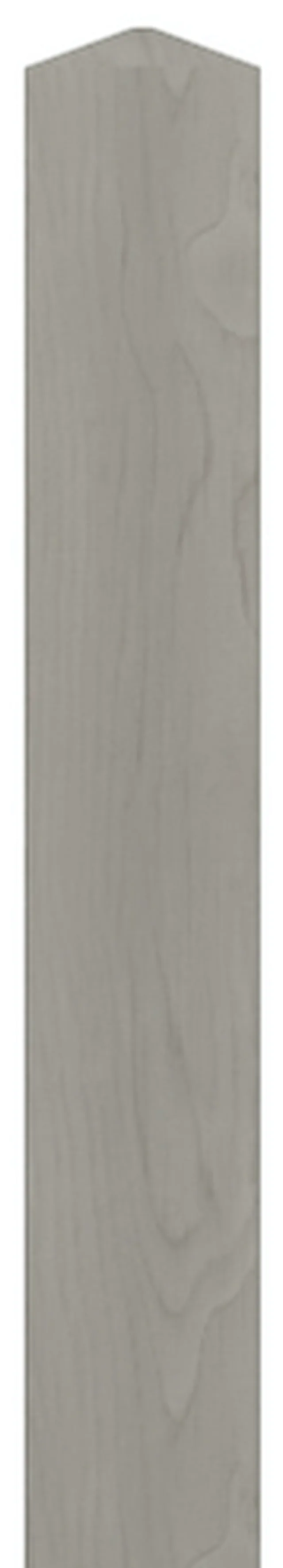 Grauer Pfosten mit Diamantkopf 9 x 9 x 200 cm