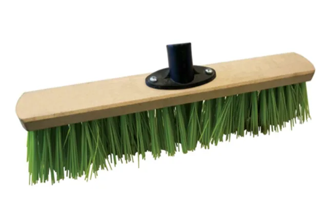 Straßenbesen 600 mm grünes PVC mit Quick Fix Stielhalter