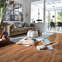Sol stratifié LC 55 S avec sous-couche intégrée Noyer 211 - Biemar Bois-1