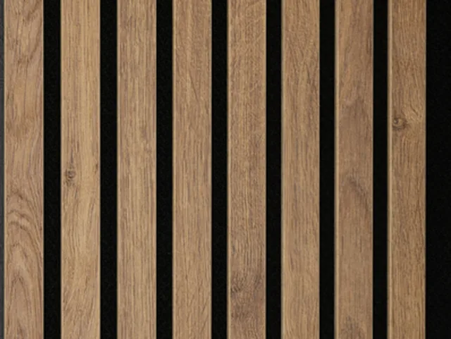 Panneaux acoustiques Acoustic Sense stratifié Chêne brun terra/ 2600*330*20mm