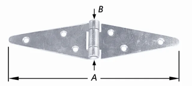 Penture doubles, galvanisée 200 mm