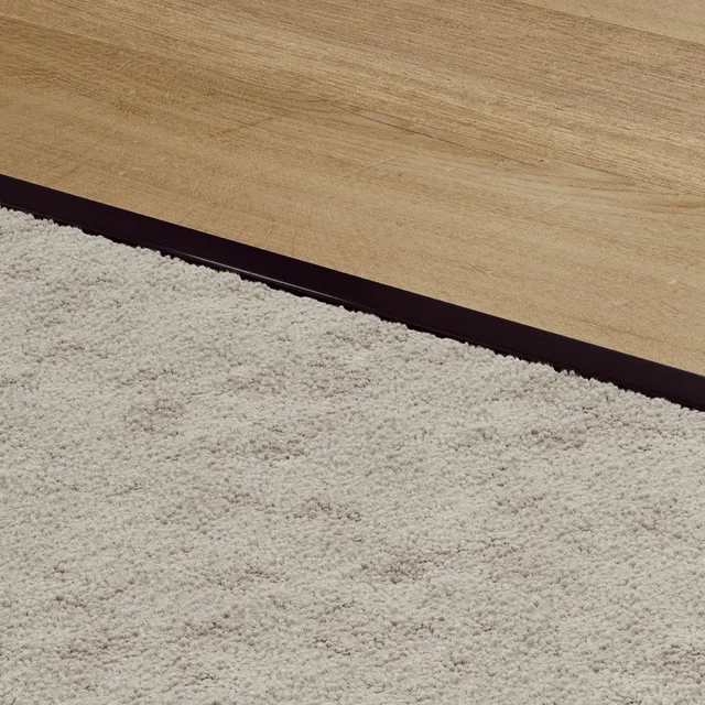 Quick-Step Profilé de bordure Black 2000x21x10 mm