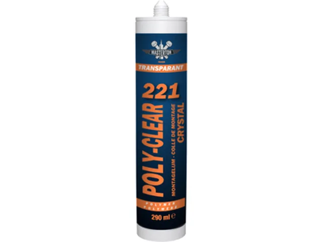 Colle de montage POLY -CLEAR transparent/ crystal 221, 290ML