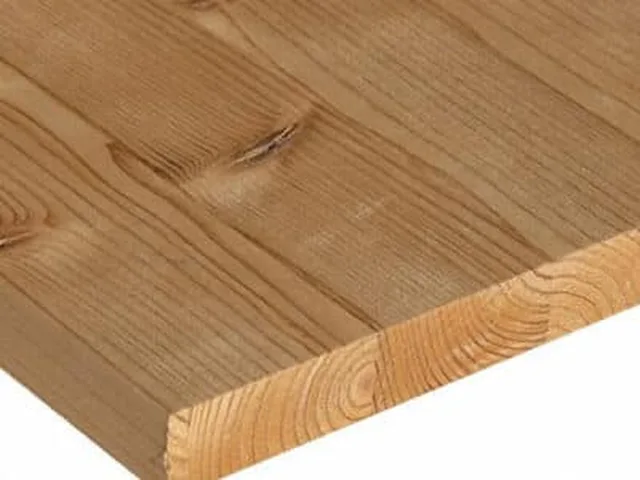 Lamellé collé abouté Rubberwood Hevea A/B 40mm 4500/1100