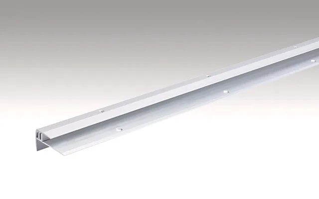 Profilé pour nez de marche Modèle 203 Argent anodisé - Biemar Bois