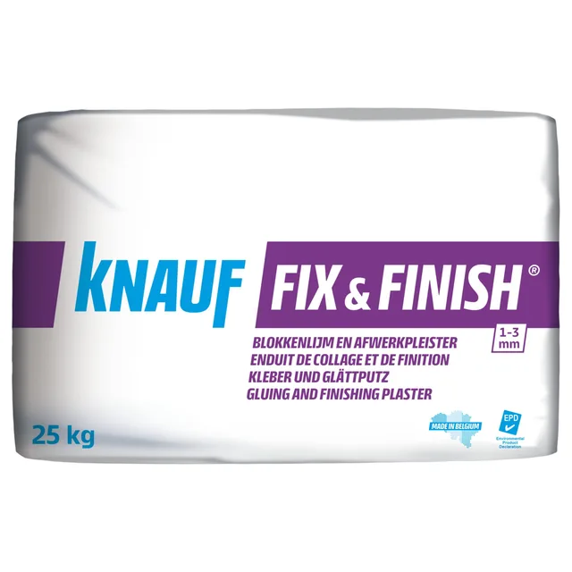 Knauf Fix and Finish - Enduit de collage 25 kg