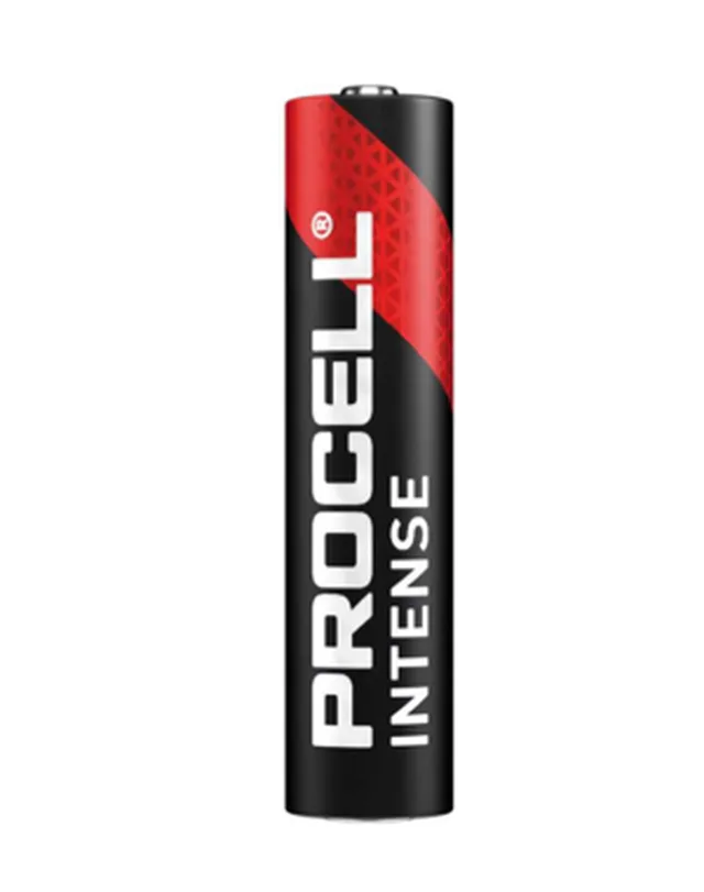 Procell Intense Power AAA/LR03 professionelle Batterien Procell/Duracell (Packung mit 10 Stück)