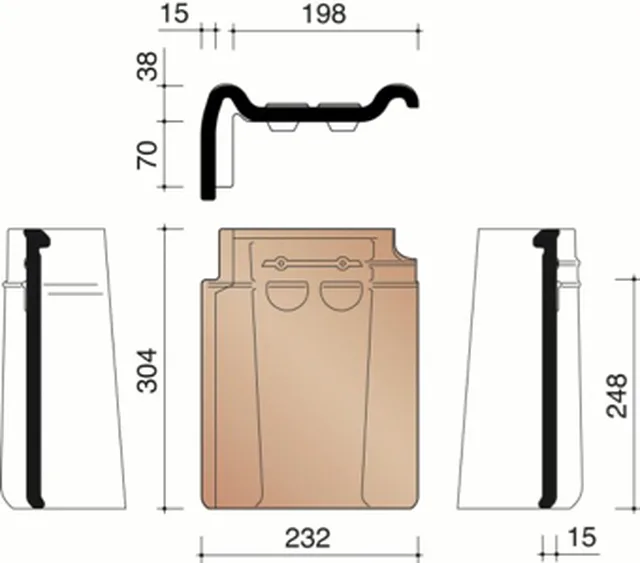 Rive gauche Pottelberg 44 rustique (4,1pc/m)