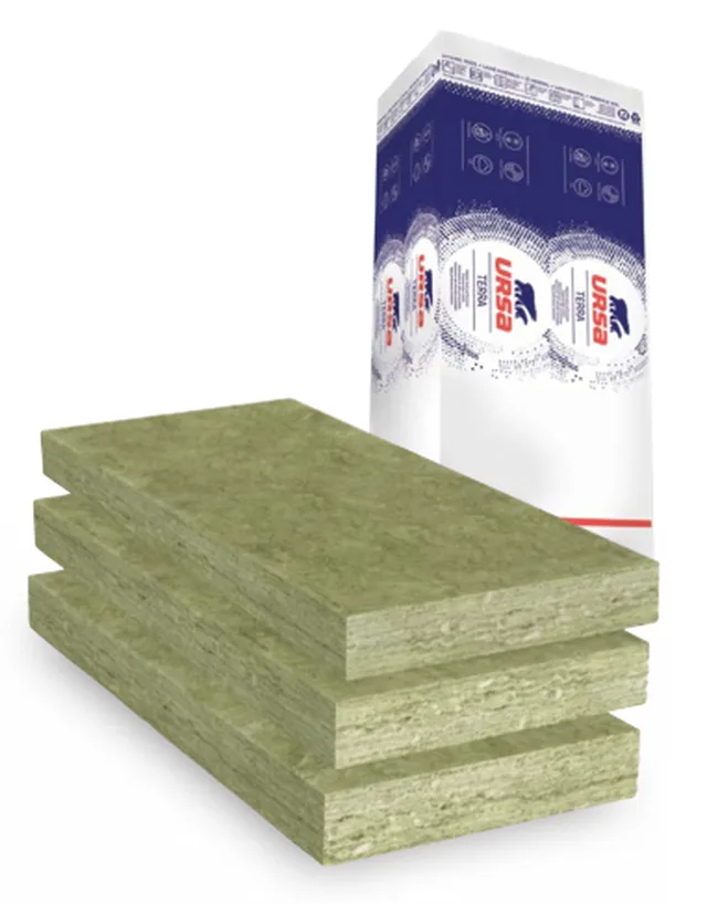 Laine de verre 30mm + voile WALLTEC 32 Terra (lambda:0,032/R:0,90)