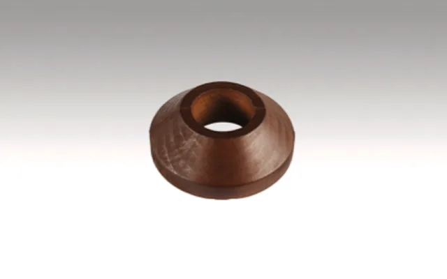 Rosettes pour radiateurs en bois véritable, massif, 22 mm Noyer d'Amérique 015