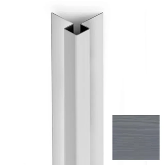 Angle extérieur Sidings Cedral Click 3m C15 Gris acier