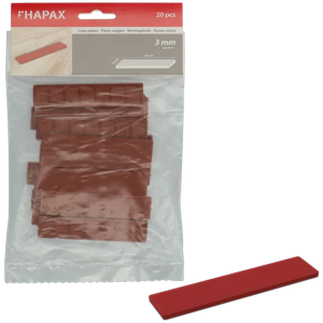 HAPAX cales plates Ø3x22,00x95 /20pcs