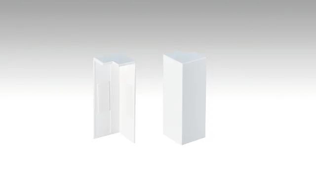 Plinthe Profilé 19 PK Blanc Uni Brillant - Biemar Bois-4