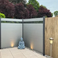SYSTEM ALU PLUS Argenté, Kit Panneau 178 x 184 cm - Biemar Bois-2