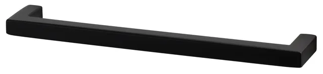 Poignée Noir Carré 10mm Tube 128mm H=30mm - Biemar Bois