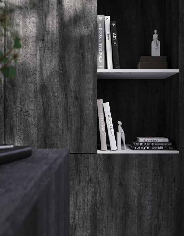 Mélaminé Unilin 18mm V9A Heritage Oak Dark - Biemar Bois-3