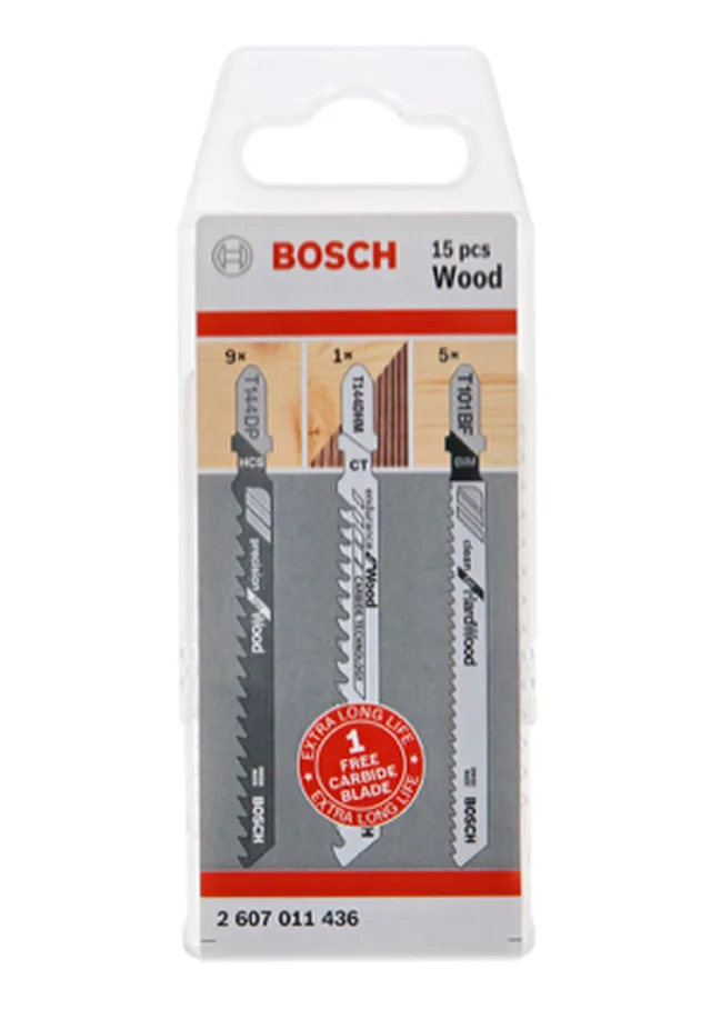 Lames pour scies sauteuses Wood Pack 14+1