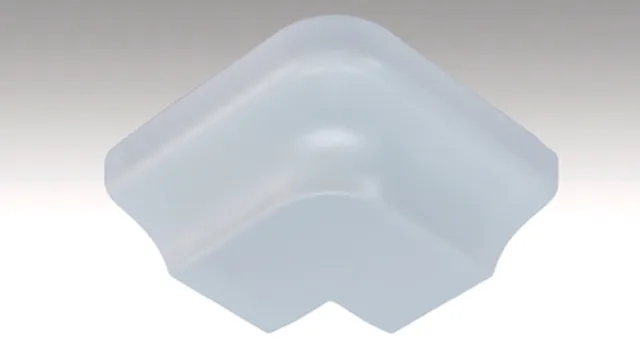 Angle extérieur conçu pour moulure de finition pour plafonds Blanc 2001