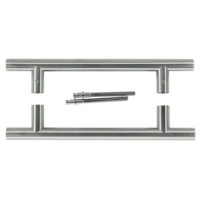 Tirant T 20/200/300 inox plus pour porte bois ép. >3cm /paire