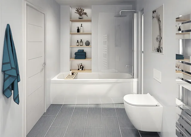 Panel-X PURE White Gloss 2400x580mm - Biemar Bois